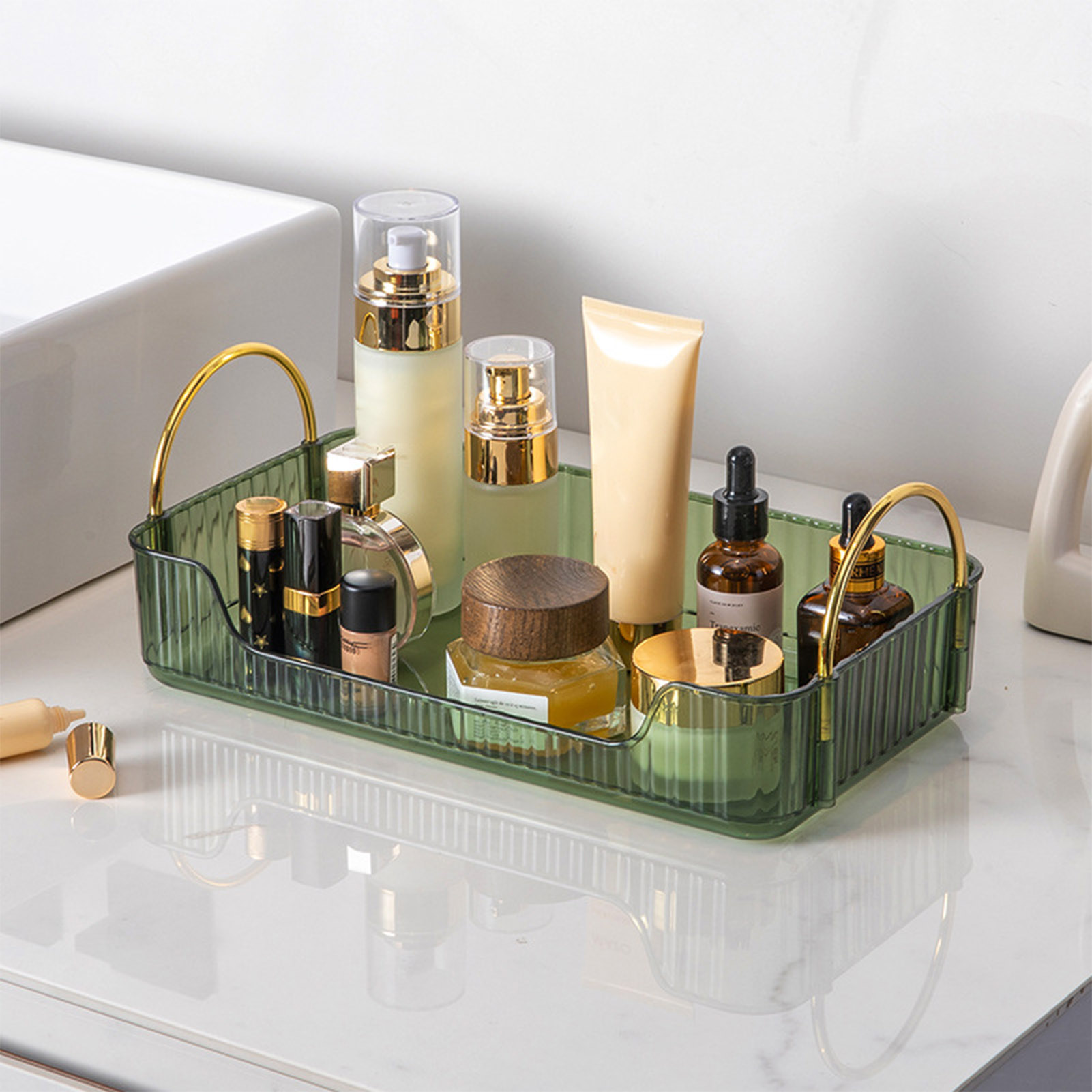 Tiny Home Bathroom Kit - Organizador de banheiro de luxo leve