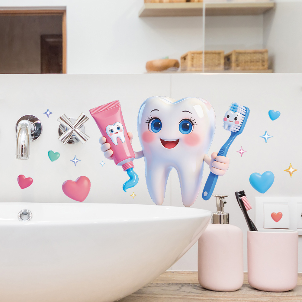 Jet Home Bathroom - Adesivo de parede com design de