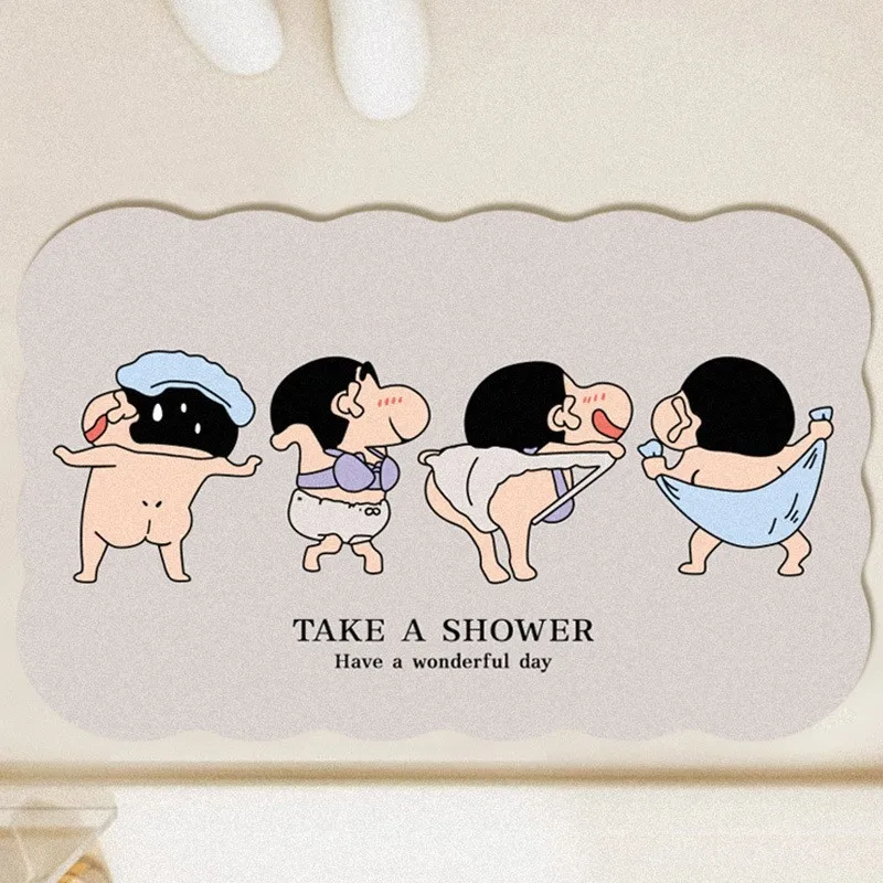 Japan Bathroom.Home - Tapetes de Chão Absorvente Antiderrapante, Lama