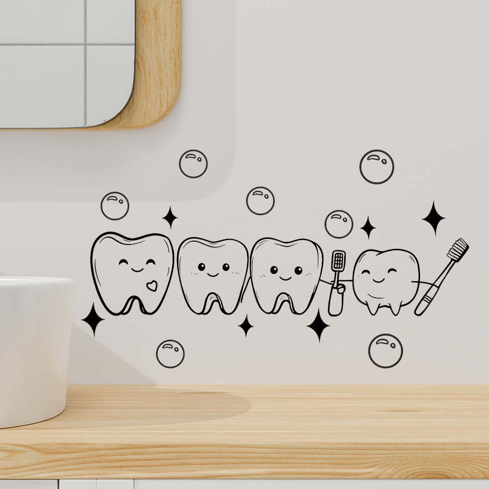Jet Home Bathroom - Adesivo de parede com design de