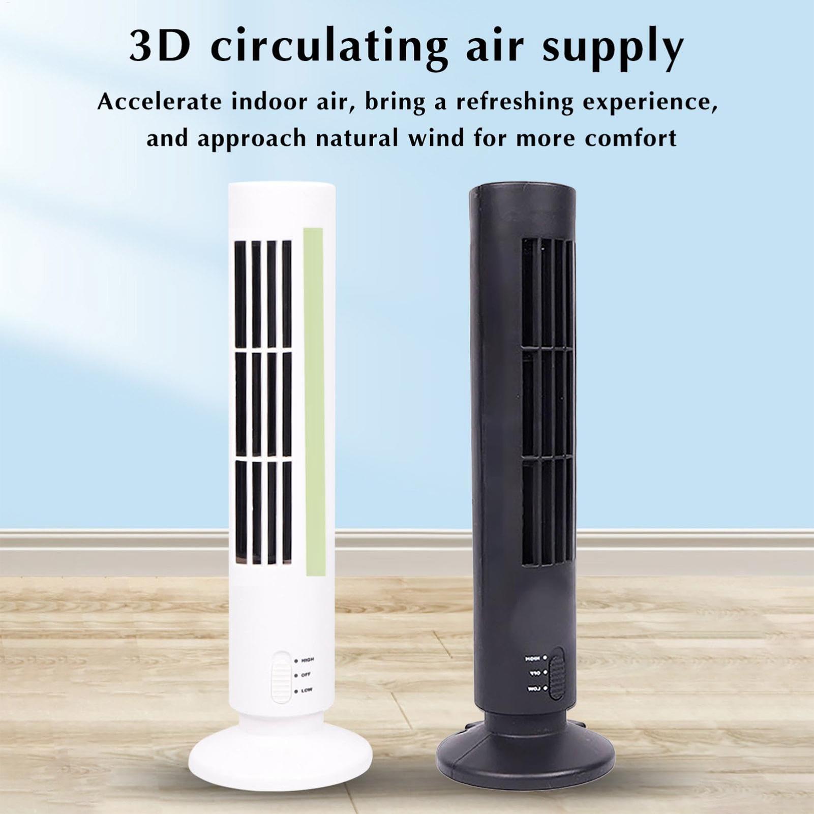 Home Bathroom Exhaust Fan - Ventilador de Torre Plug-in para Quarto,