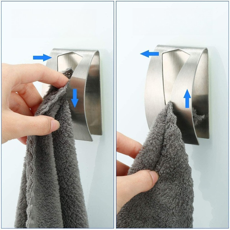 Robe Hook Adhesive - Ganchos Adesivos de Aço Inoxidável para
