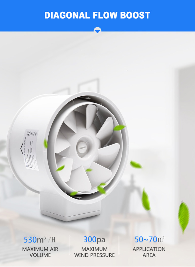 2026 6 ''ventilador de duto em - Home Bathroom Extractor Fan avaliação e preço