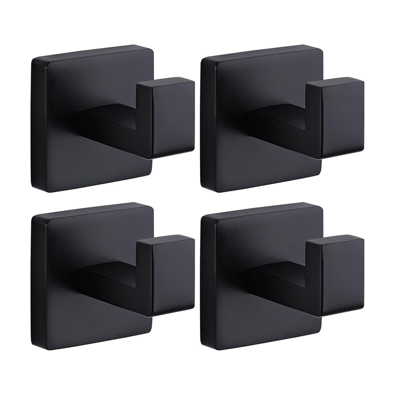 Gancho de Toalha Preto Fosco e - Robe Hook Adhesive avaliação e preço