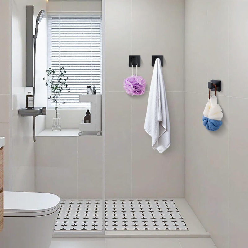 Gancho de Toalha Preto Fosco e - Robe Hook Adhesive avaliação e preço