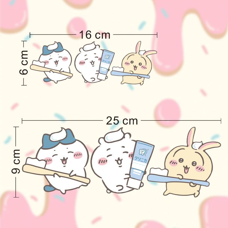 Adesivos de Espelho Chiikawa c - Japan Bathroom.Home avaliação e preço