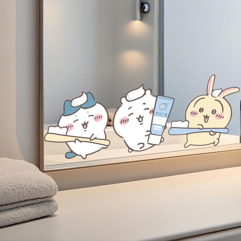 Adesivos de Espelho Chiikawa c - Japan Bathroom.Home avaliação e preço