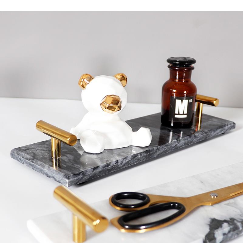 Bandeja de mármore natural nór - Tiny Home Bathroom Kit avaliação e preço
