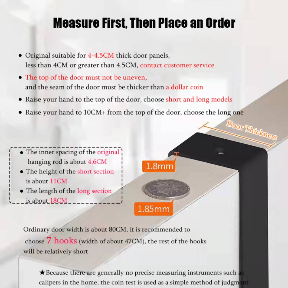 Ganchos sobre a porta 6 gancho - Tiny Home Bathroom Kit avaliação e preço