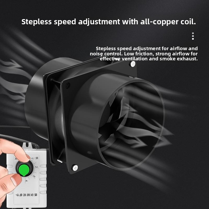 Ventilador de Exaustão Potente - Home Bathroom Exhaust Fan avaliação e preço