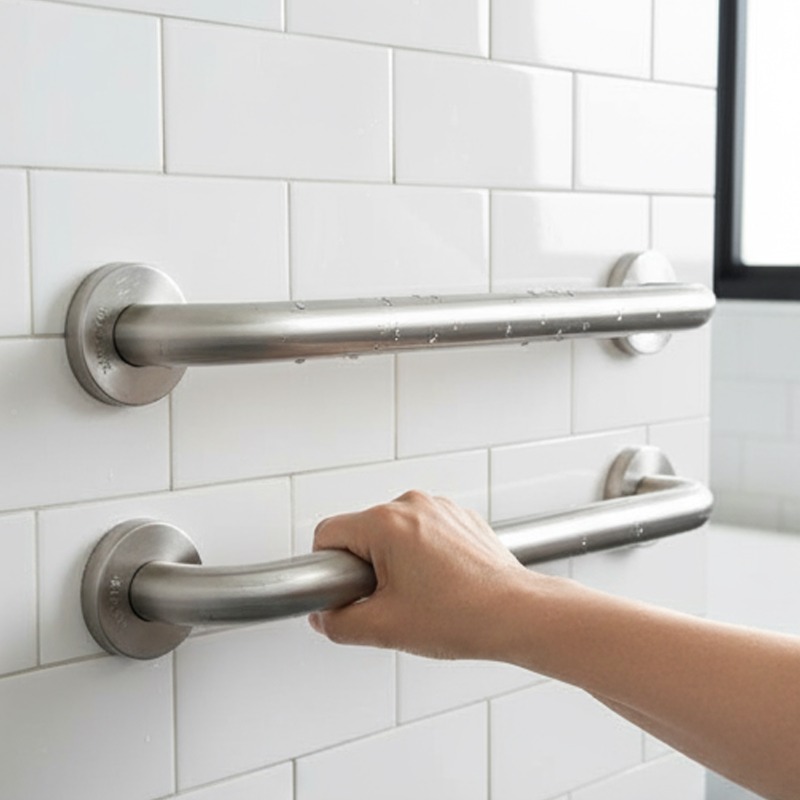 Apoio de Braço em Aço Inoxidáv - Home Bathroom Grab Bar avaliação e preço