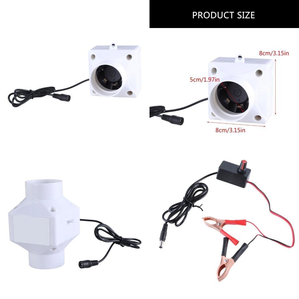 652F 12V Exaustor Casa Inline  - Home Bathroom Extractor Fan avaliação e preço