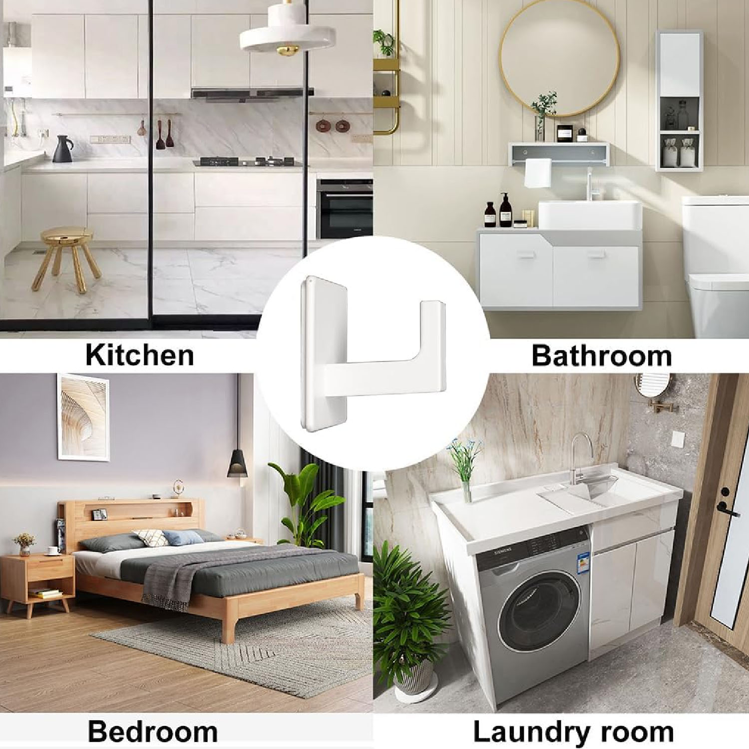 Ganchos de toalha autoadesivos - Robe Hook Adhesive avaliação e preço