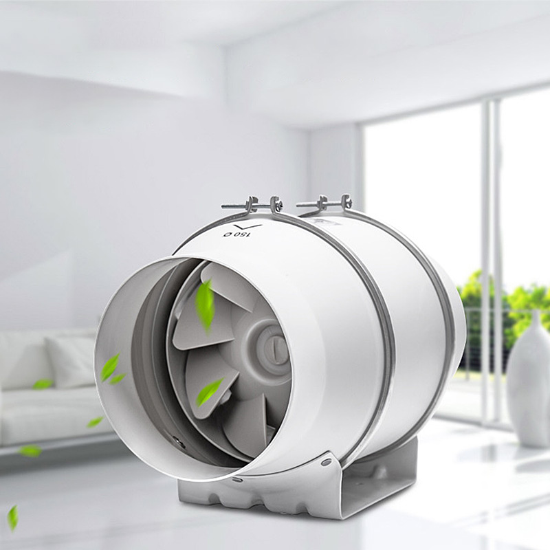 Ventilador de ar em linha de 6 - Home Bathroom Extractor Fan avaliação e preço