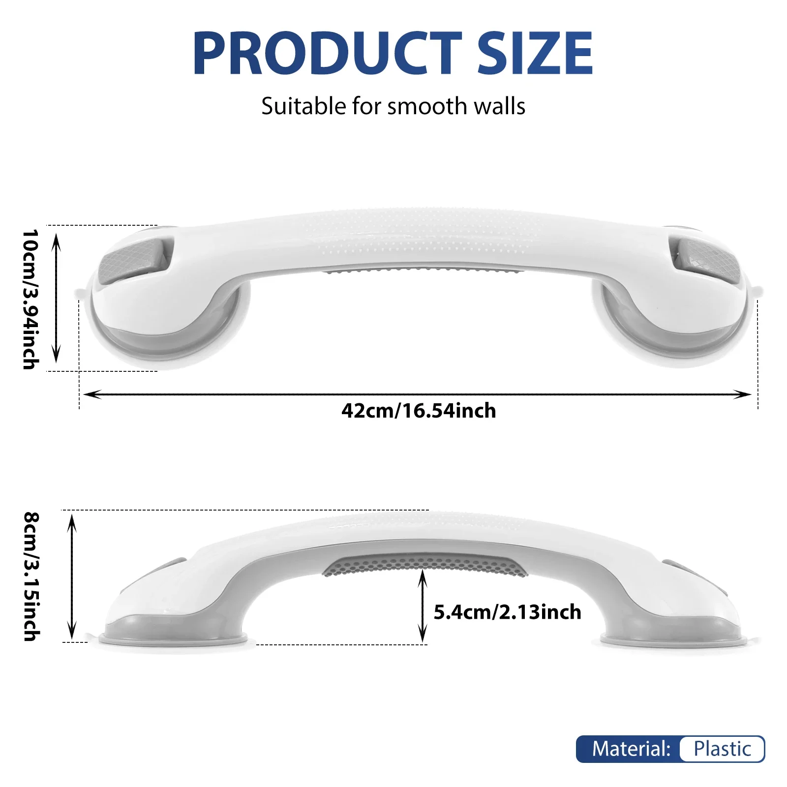 2 pçs barra de apoio do chuvei - Home Bathroom Grab Bar avaliação e preço