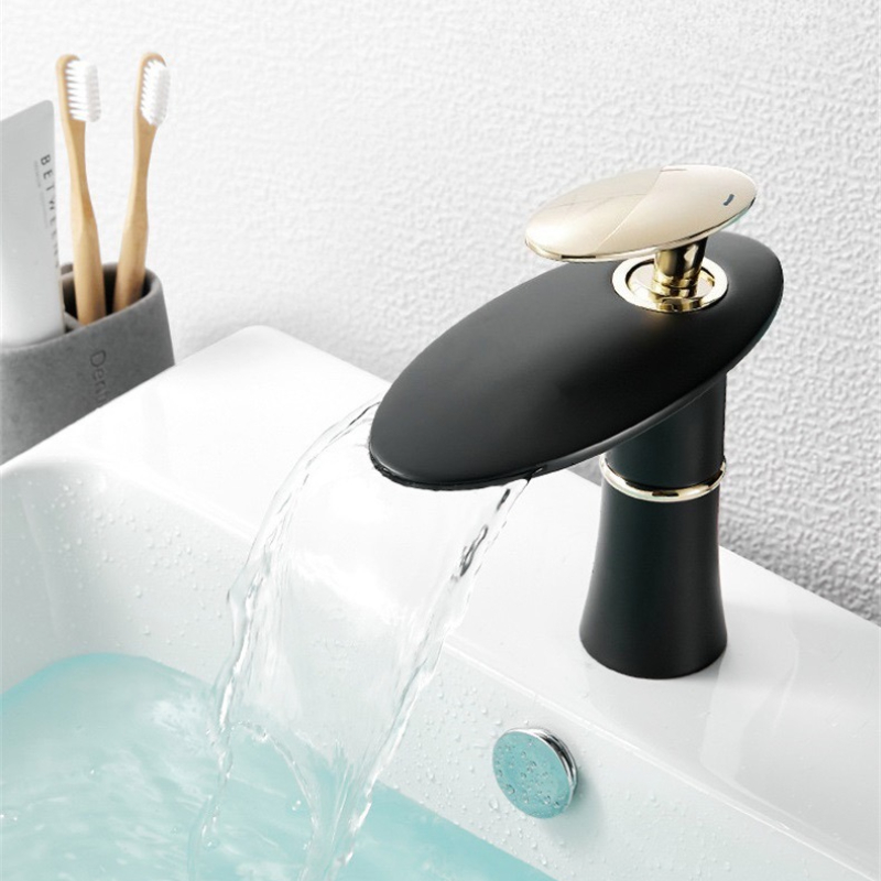 Branco/preto ouro cachoeira to - Home Hardware Bathroom Faucets avaliação e preço