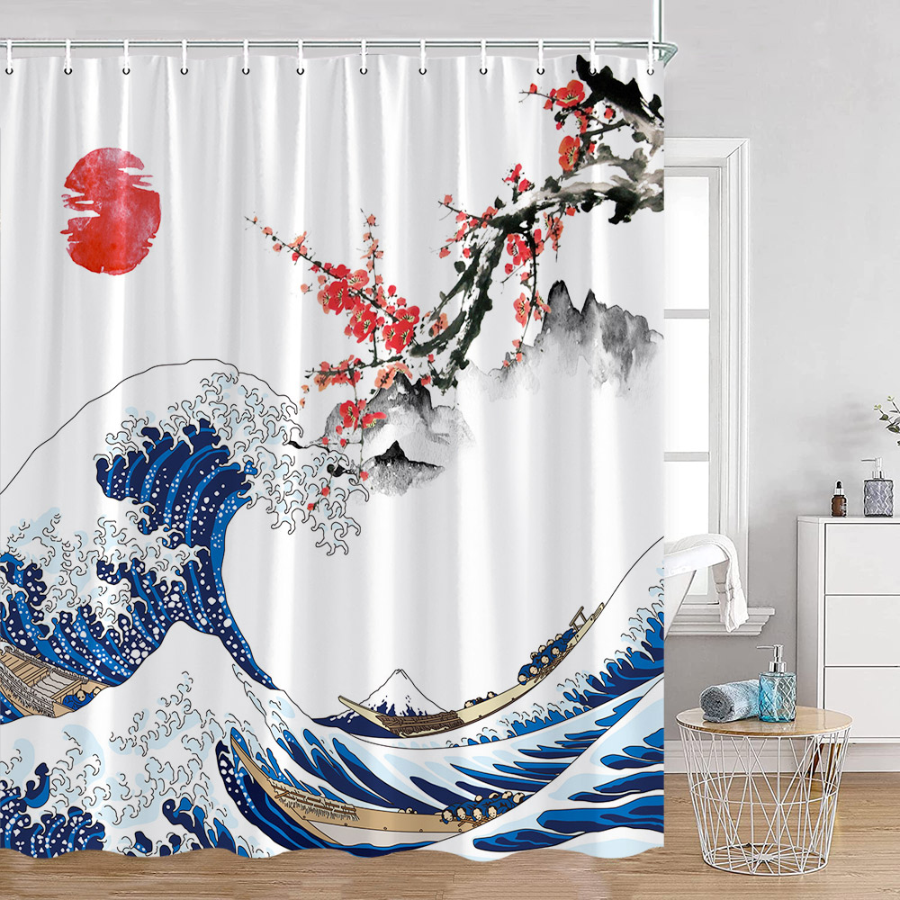 Cortinas de chuveiro estilo ja - Japan Bathroom.Home avaliação e preço