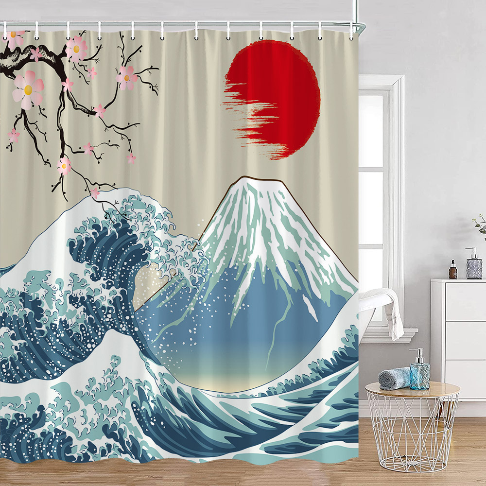 Cortinas de chuveiro estilo ja - Japan Bathroom.Home avaliação e preço