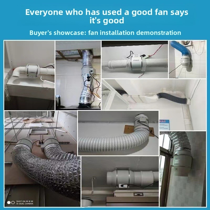 Ventilador de Exaustão Potente - Home Bathroom Extractor Fan avaliação e preço