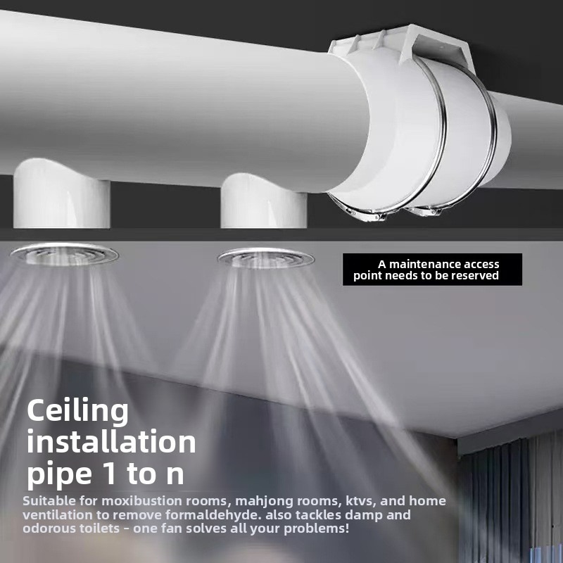Ventilador de Exaustão Potente - Home Bathroom Extractor Fan avaliação e preço