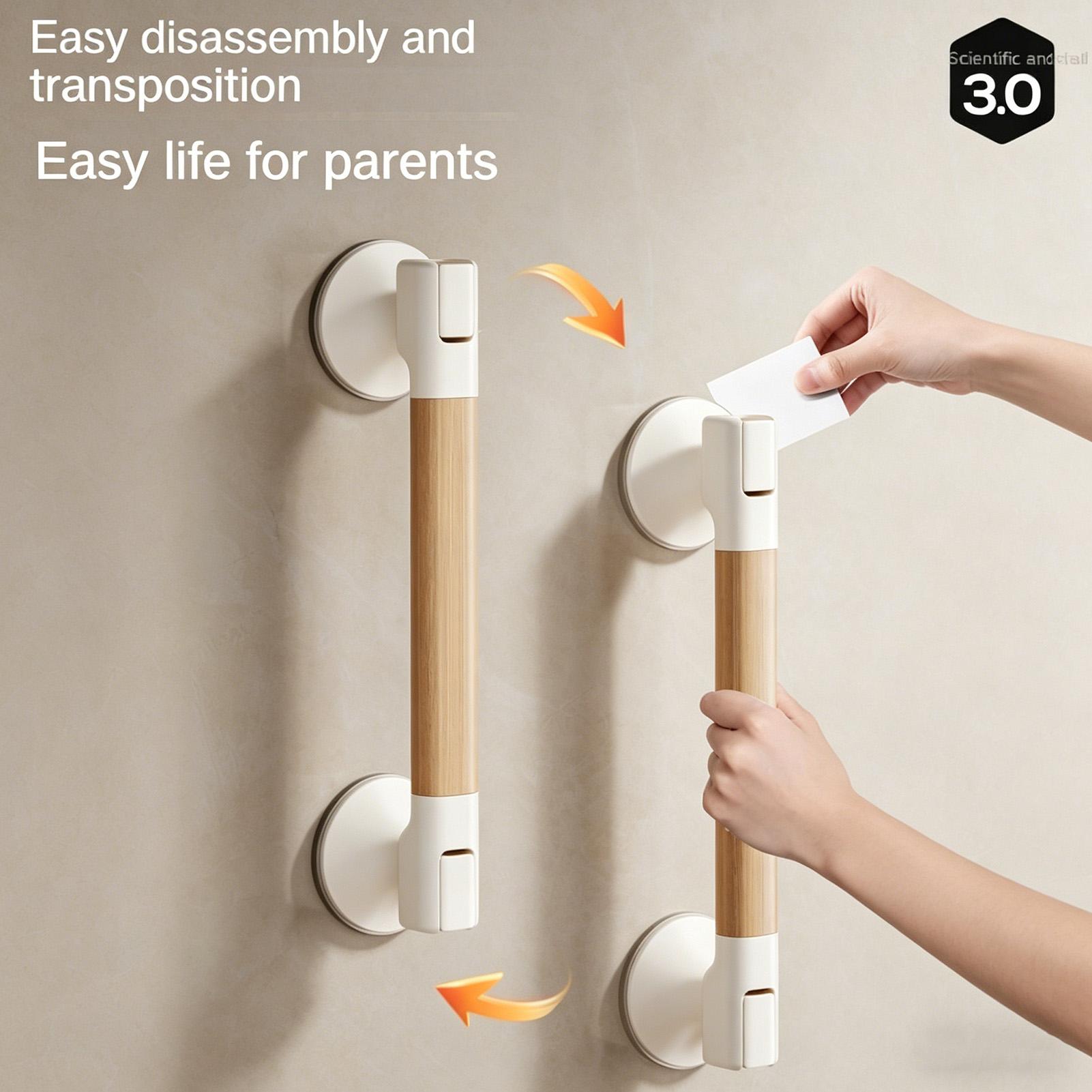 Barra de apoio com ventosa par - Home Bathroom Grab Bar avaliação e preço