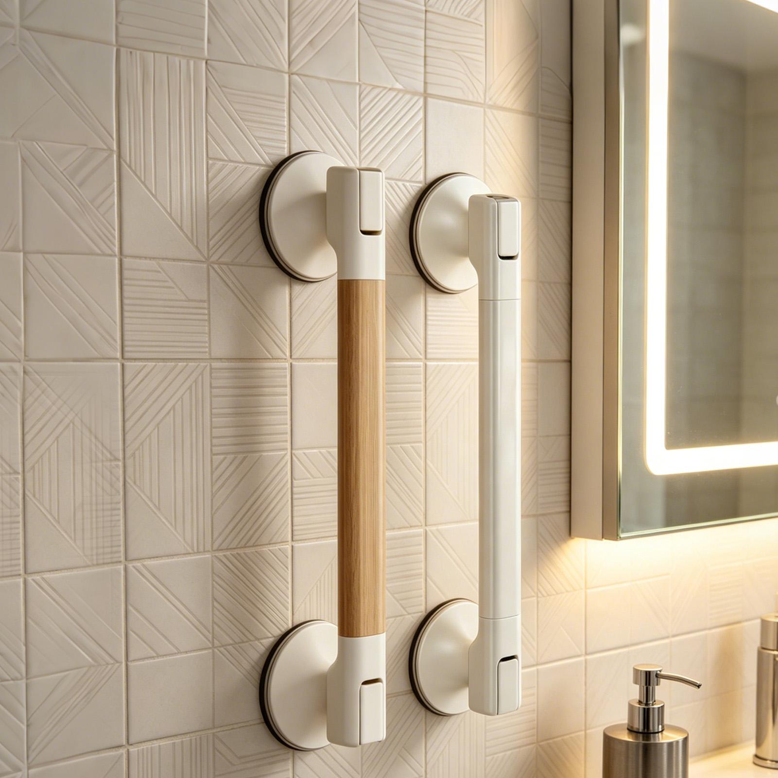 Barra de apoio com ventosa par - Home Bathroom Grab Bar avaliação e preço