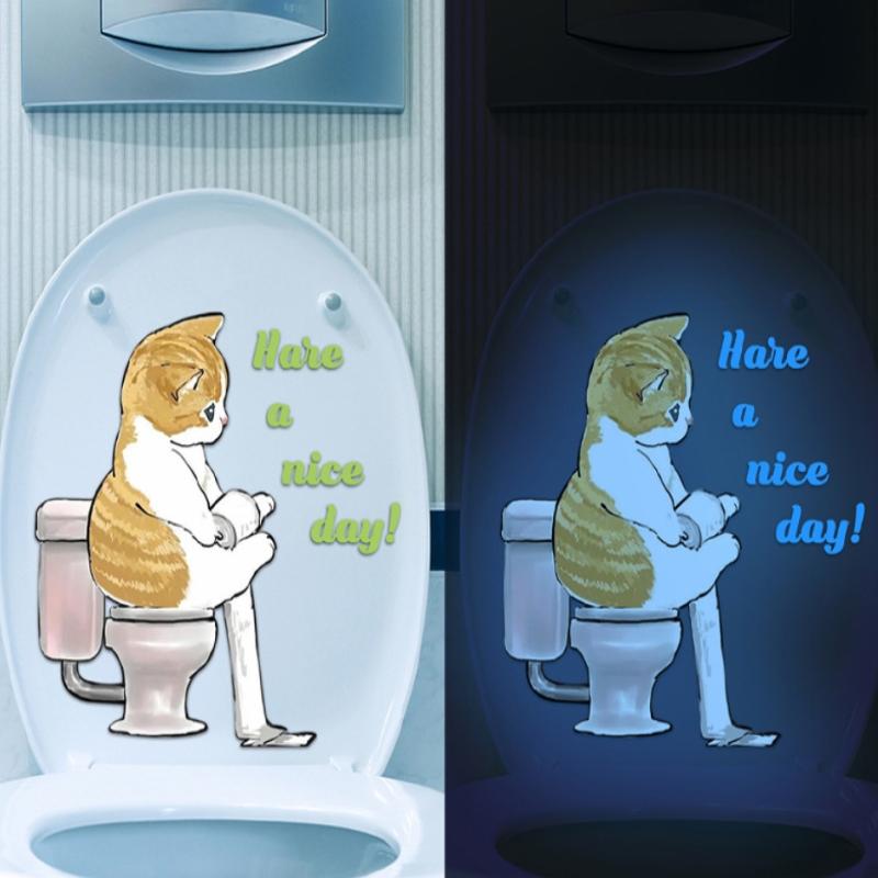 Adesivo de Banheiro com Gato L - Jet Home Bathroom avaliação e preço