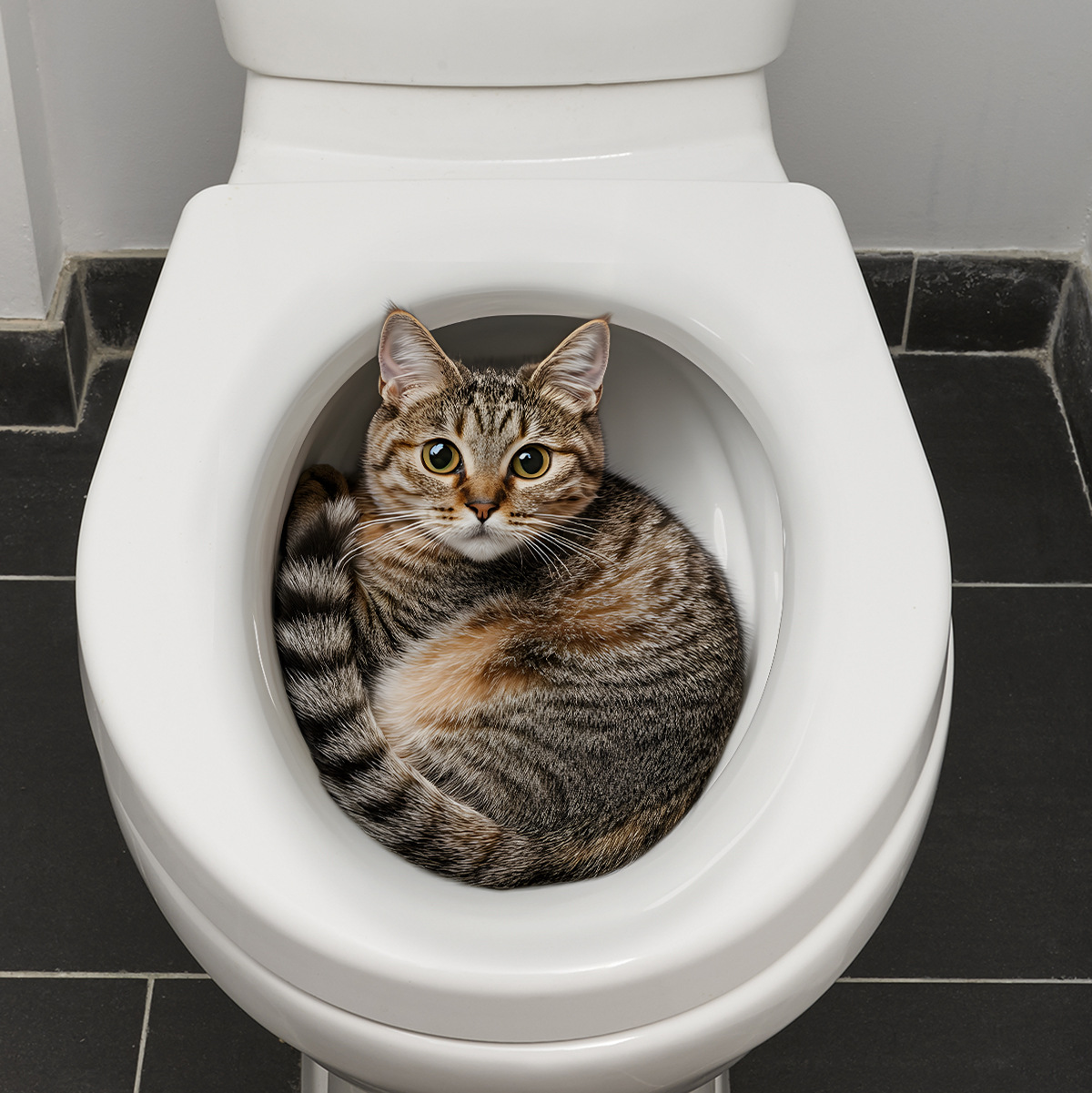 3d engraçado gato toalete ades - Tiny Home Bathroom Kit avaliação e preço