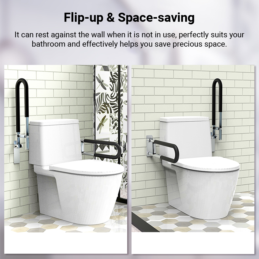 Corrimão para banheiro anti-qu - Home Bathroom Grab Bar avaliação e preço