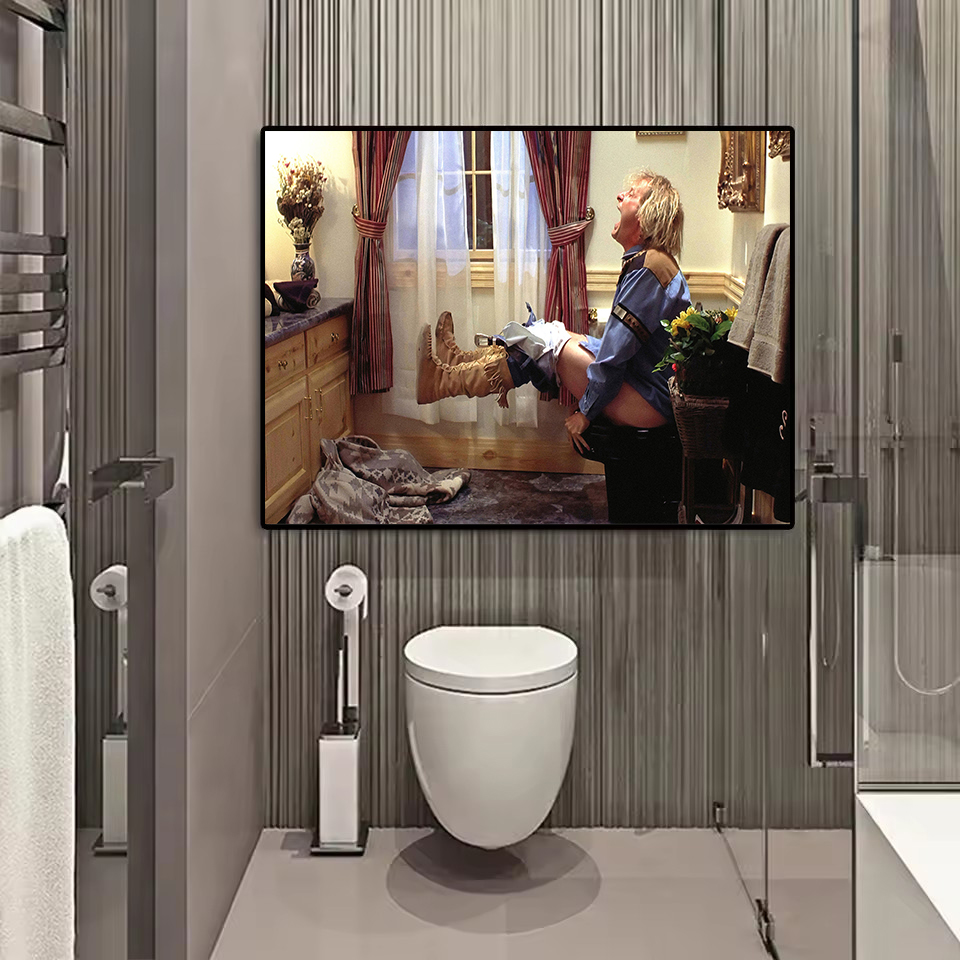 Vintage engraçado filme cenas  - Home Movie Bathroom Scene avaliação e preço