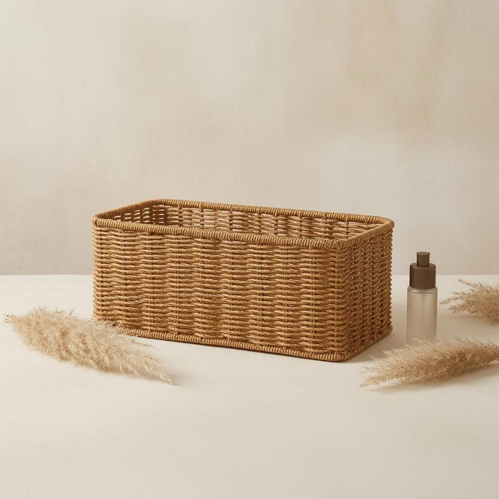 Cesto Organizador de Plástico  - Home Essentials Bathroom Accessories avaliação e preço